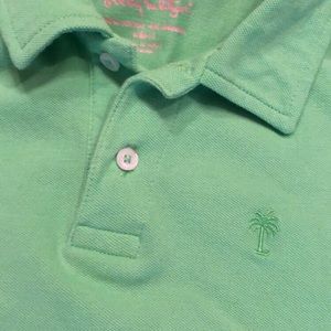 Boy Sz medium 6/7 lime polo